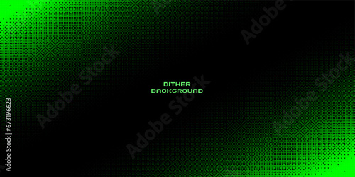 Pixel dither bitmap texture. Abstract pixel smooth gradient transition, 8 bit video game screen wallpaper. Vector background
