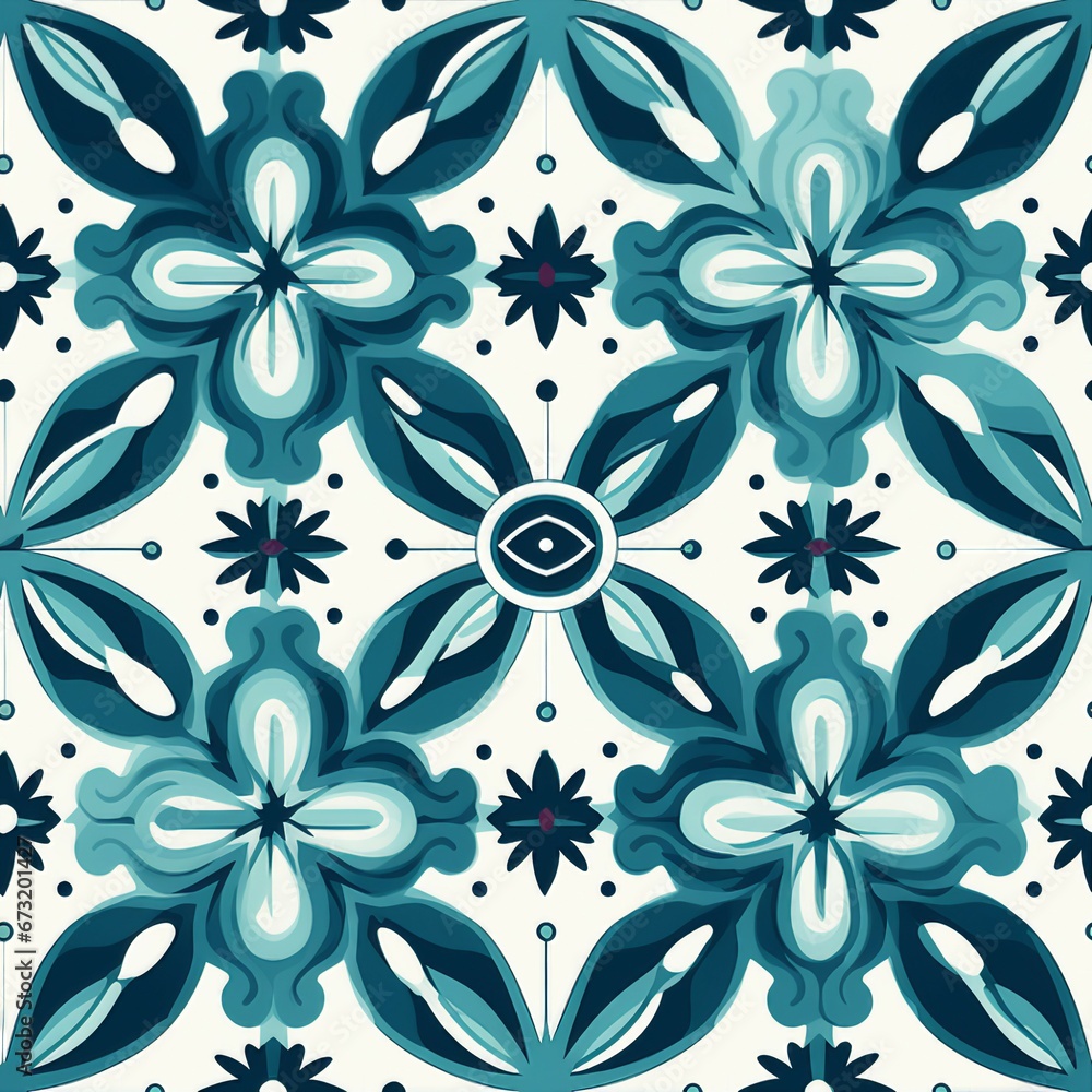 Moroccan Tile Ornament Pattern Moroccan Tile Ornament Pattern