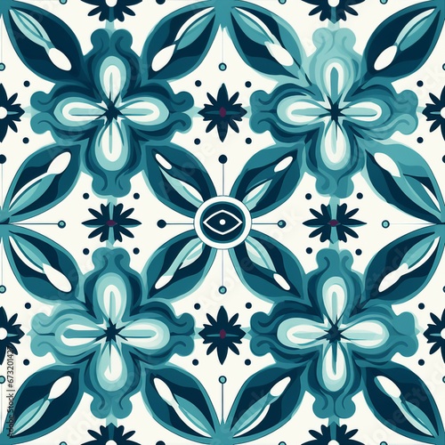 Moroccan Tile Ornament Pattern