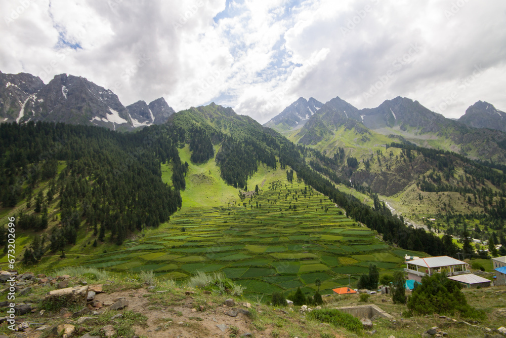 Green mountains