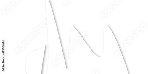 Abstract paper cut style design. abstract white background