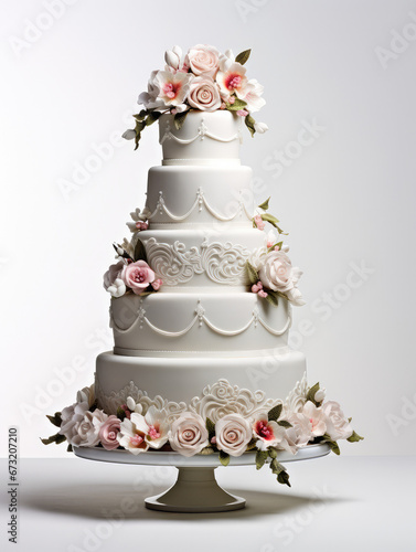Wedding Cake Isolated