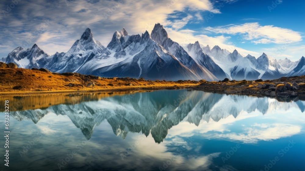 Breathtaking Mountain Reflections