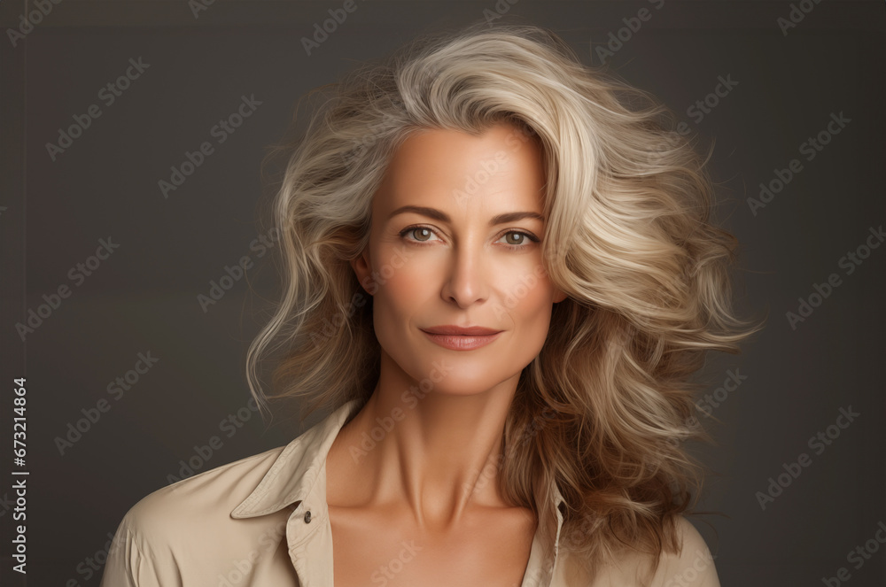 Caucasian Beauty with Age Defying Grace Caucasian Beauty with Age Defying Grace