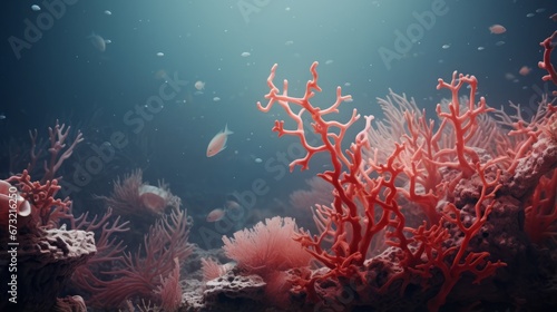 corals and algae on the seabed. © Yahor Shylau 