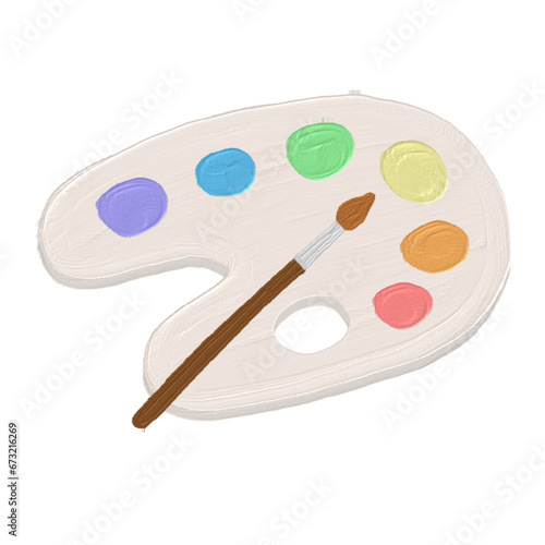 stationary_oilpaint_color palatte_stuff