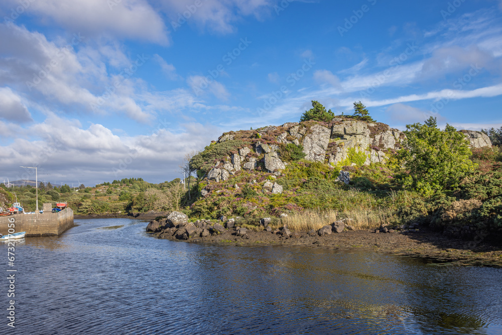 Bunbeg, Ireland - September 3 2023 Bunbeg, Ireland - September 3 2023