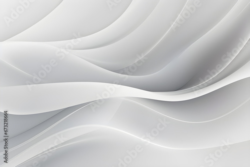 White wave abstract background.Abstract white and light gray wave, modern, soft, luxury texture