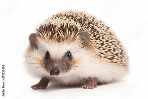 Hedgehog, Hedgehog Isolated On White, Hedgehog On White Background