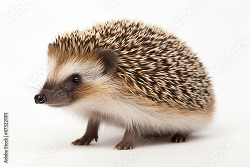 Hedgehog, Hedgehog Isolated On White, Hedgehog On White Background