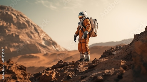 Explorer Surveys Potential Colonization Sites on Mars for Human Space Expansion
