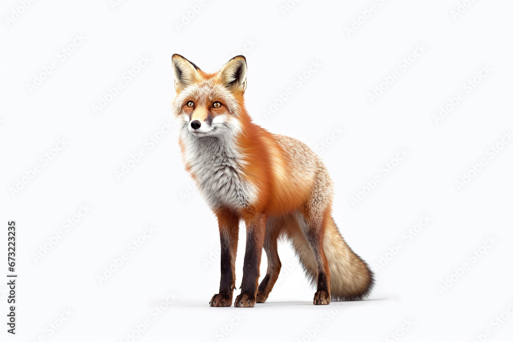 Alert and Curious: Portrait of a Red Fox Alert and Curious: Portrait of a Red Fox