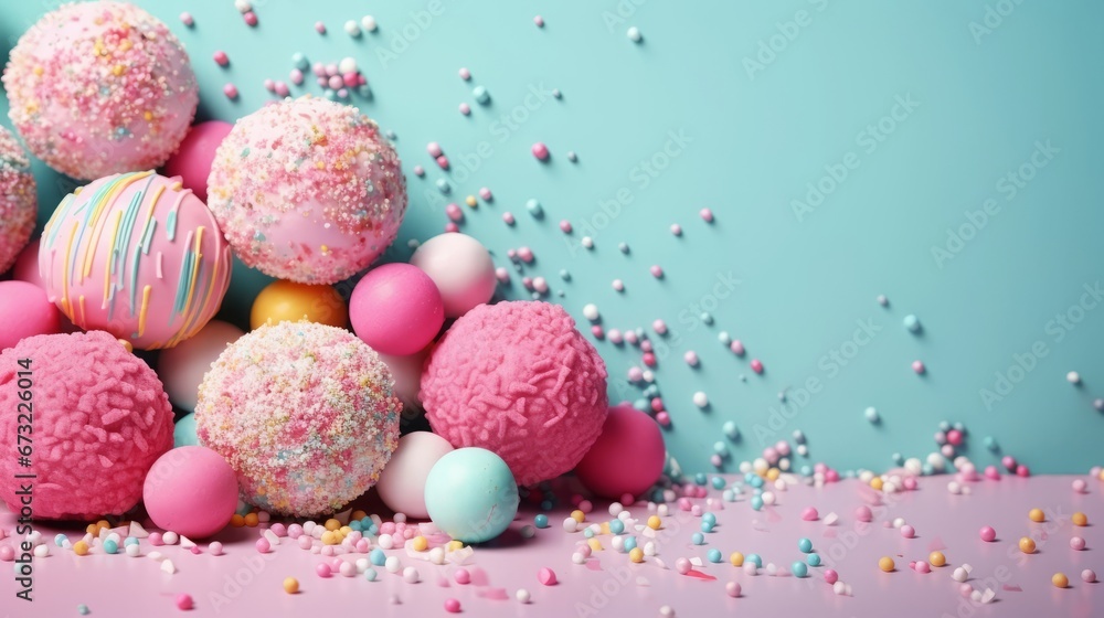 candy balls background. candy balls background.