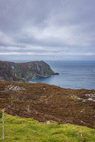 Largatreany, Ireland - September 3 2023 "Wild Atlantic Way scenic road - Horn Head Point"