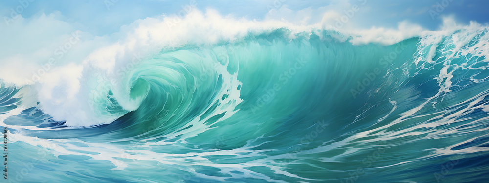 Splashing Ocean Waves: An Aerial View Crafted with Generative AI Splashing Ocean Waves: An Aerial View Crafted with Generative AI