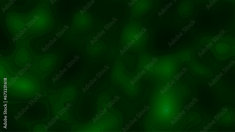 Abstract wavy line paper cut dark green background. Topographic canyon geometric map relief texture with curved layers and shadow. Abstract realistic papercut decoration textured with wavy layers. Abstract wavy line paper cut dark green background. Topographic canyon geometric map relief texture with curved layers and shadow. Abstract realistic papercut decoration textured with wavy layers.