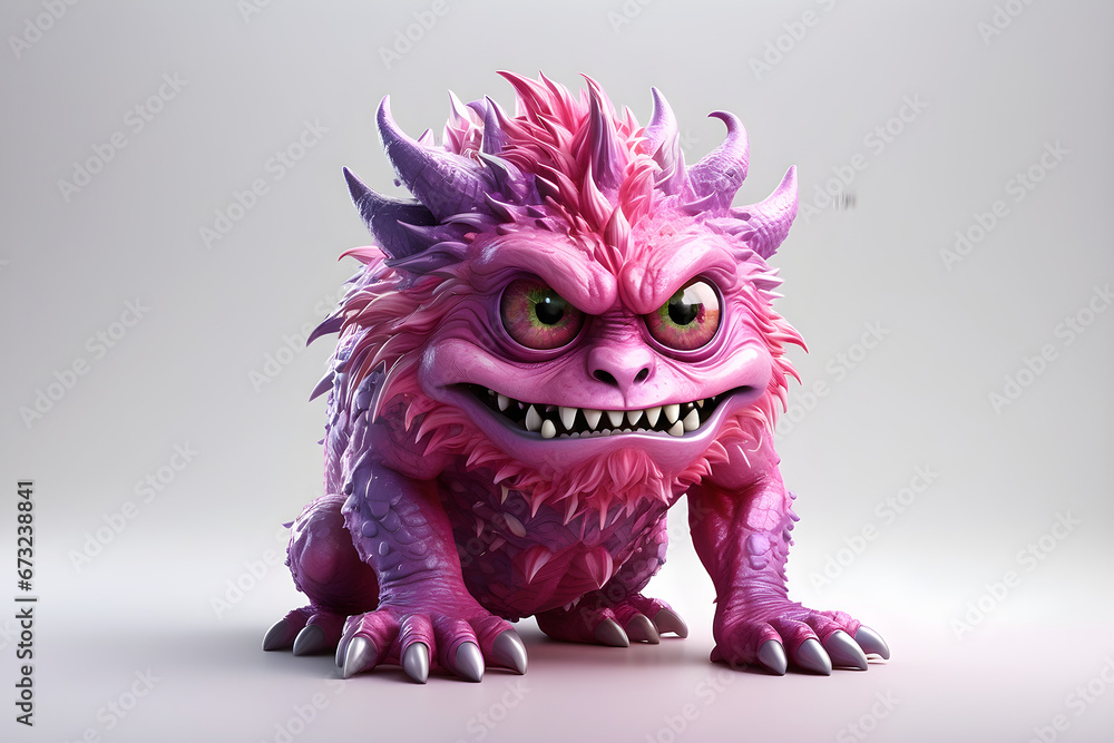A tiny little monster are very angry A tiny little monster are very angry