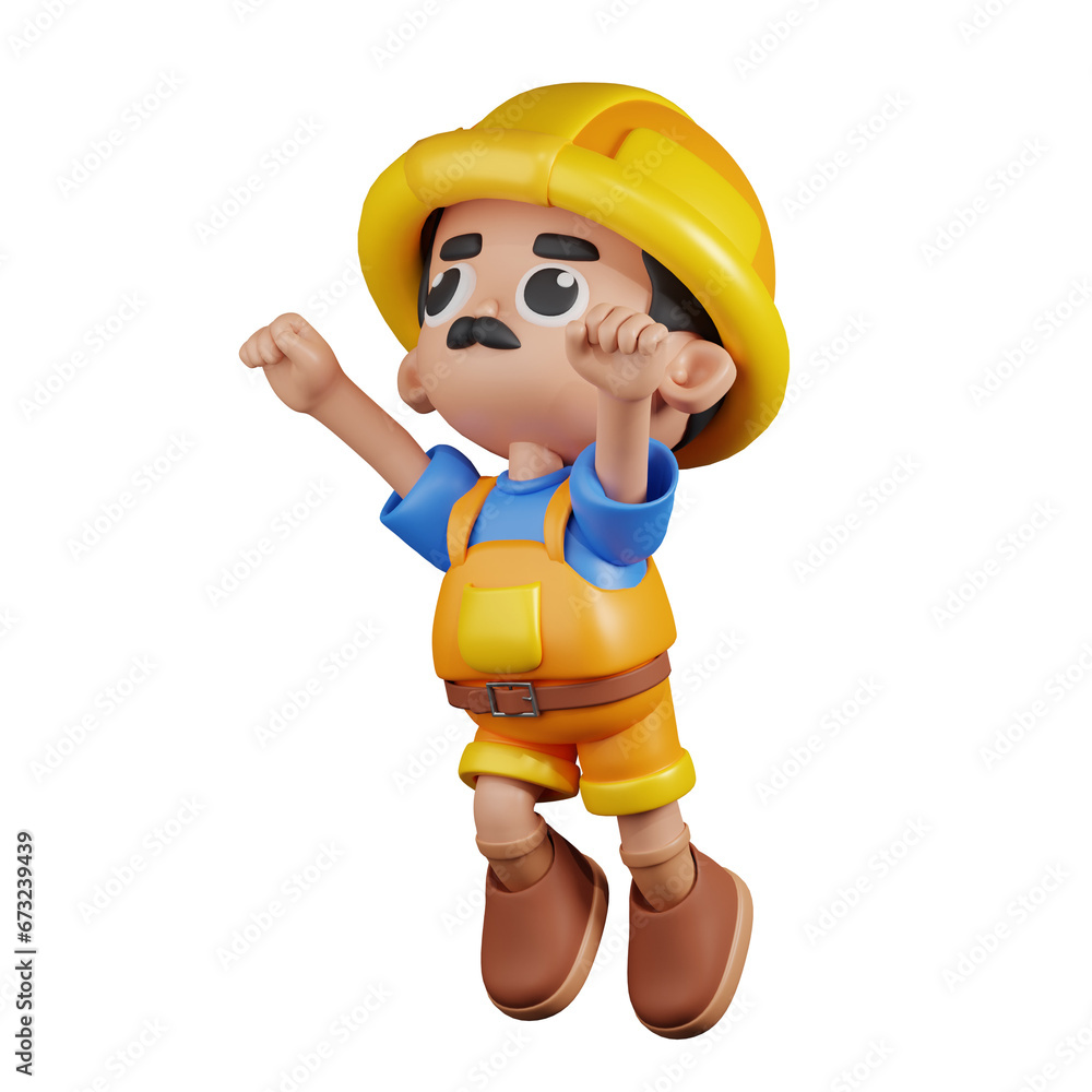 3d Character Builder Superhero Pose. 3d render isolated on transparent backdrop. 3d Character Builder Superhero Pose. 3d render isolated on transparent backdrop.