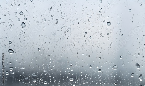 rain drops on window  Generative AI 