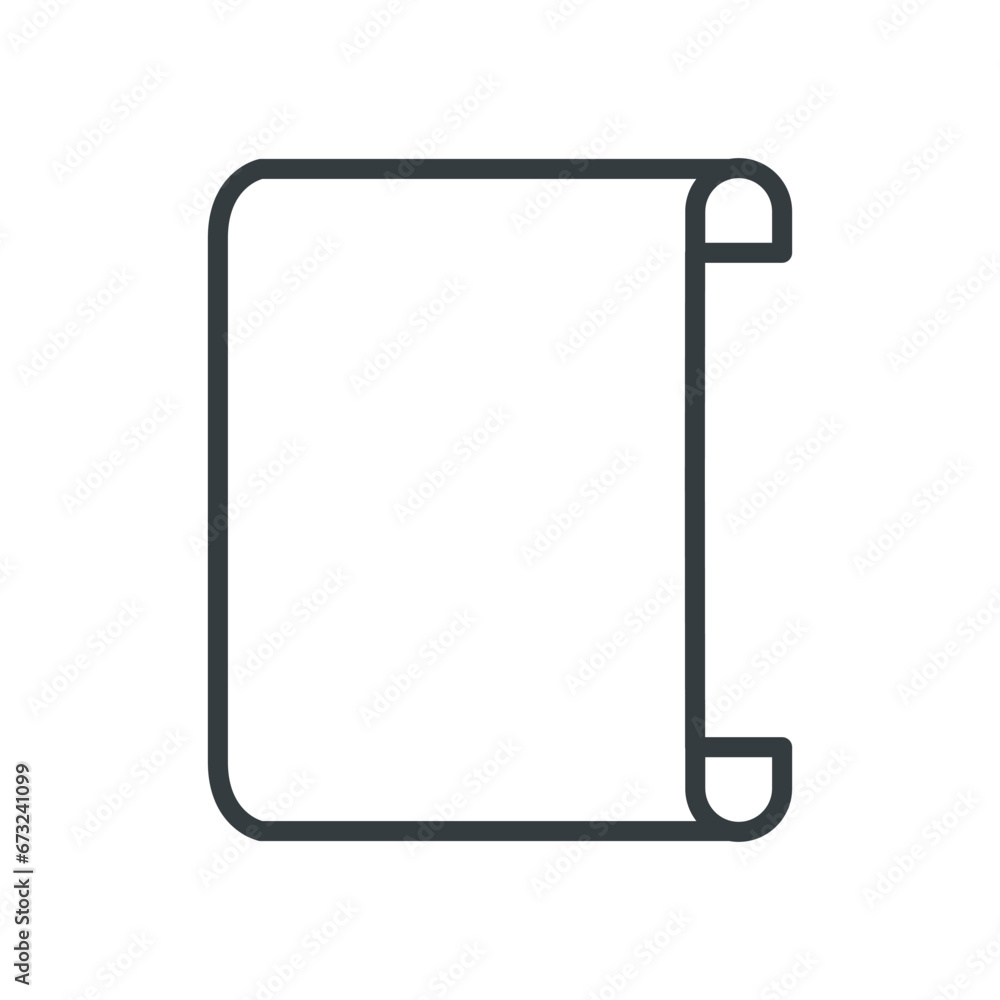 Paper icon vector on trendy design Paper icon vector on trendy design