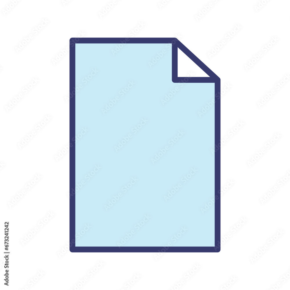 Paper icon vector on trendy design Paper icon vector on trendy design
