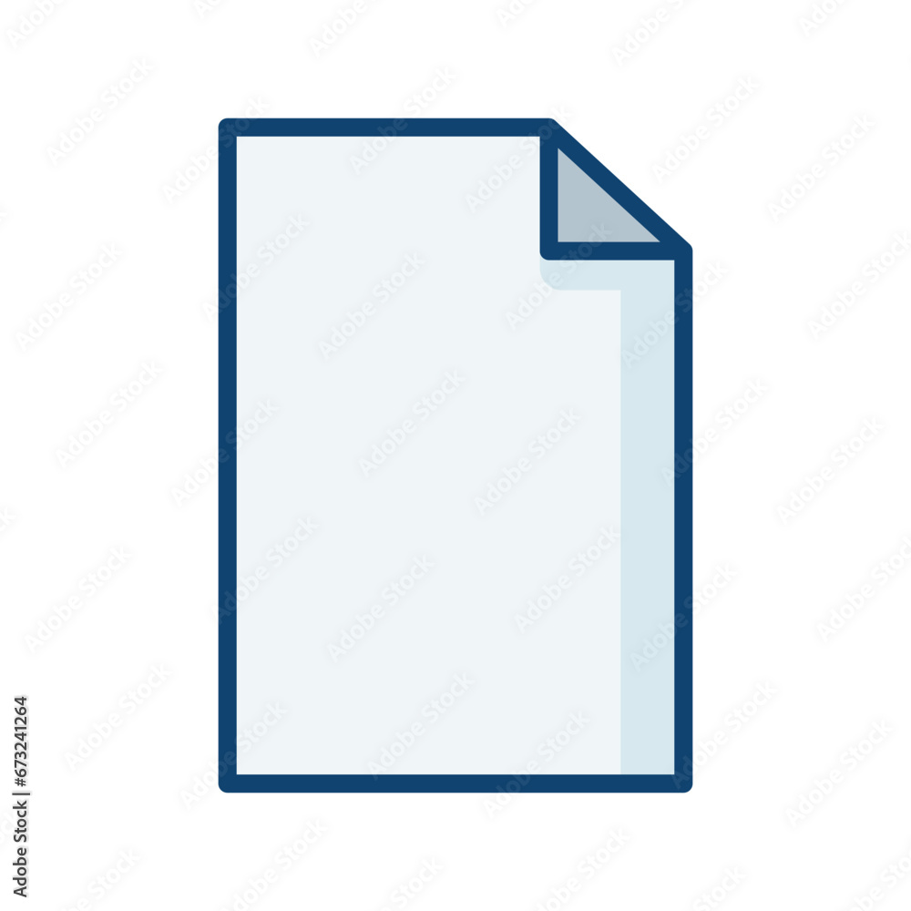 Paper icon vector on trendy design Paper icon vector on trendy design