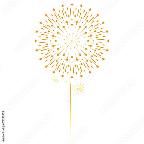 fireworks vector for new year