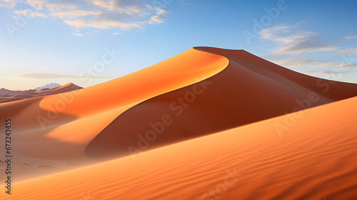 sand dunes in the desert