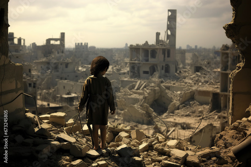 Young Survivors, Children Navigate War-Torn Urban Landscape