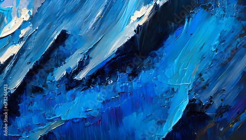 Mesmerizing Dark Blue Background Wallpaper: Abstract Canvas Artistry