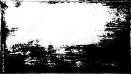 Dust and scratches design, aged photo editor layer, black grunge abstract background. Abstract dirty or aging film frame. Dust particle and dust grain texture or dirt overlay. 