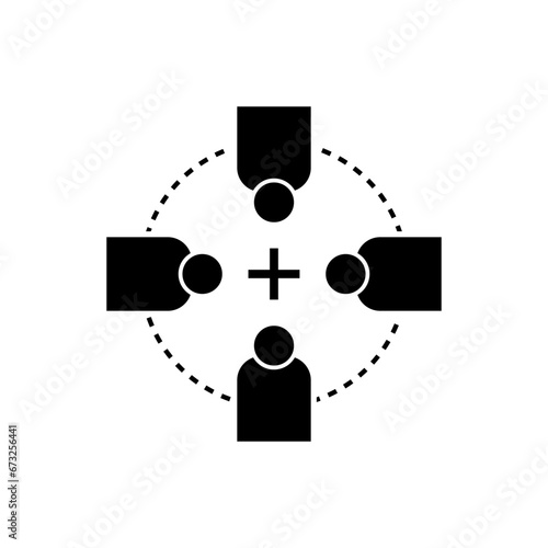 Everybody Icon. Everyone, Each Person Symbol.