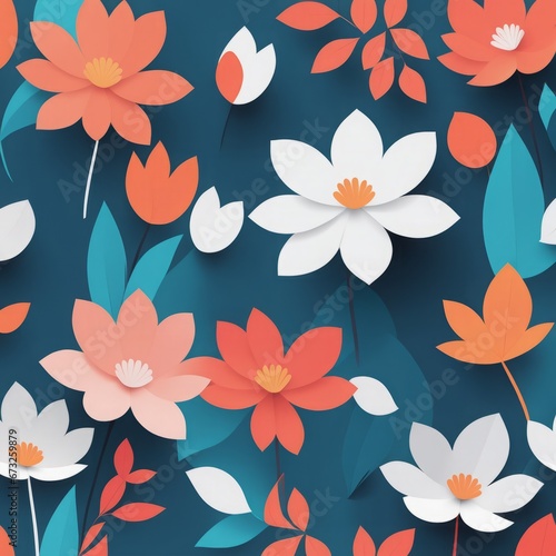 vector seamless floral pattern vector seamless floral pattern seamless pattern with flowers