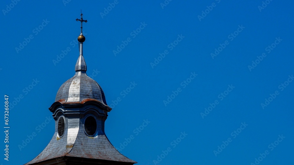 Closeup of a church dome in Brasov, Rumania Closeup of a church dome in Brasov, Rumania