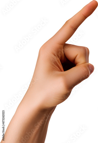 Pointing hand transparent background PNG clipart © Chrixxi