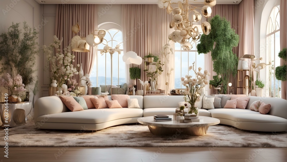 a living room filled with lots of furniture a living room filled with lots of furniture