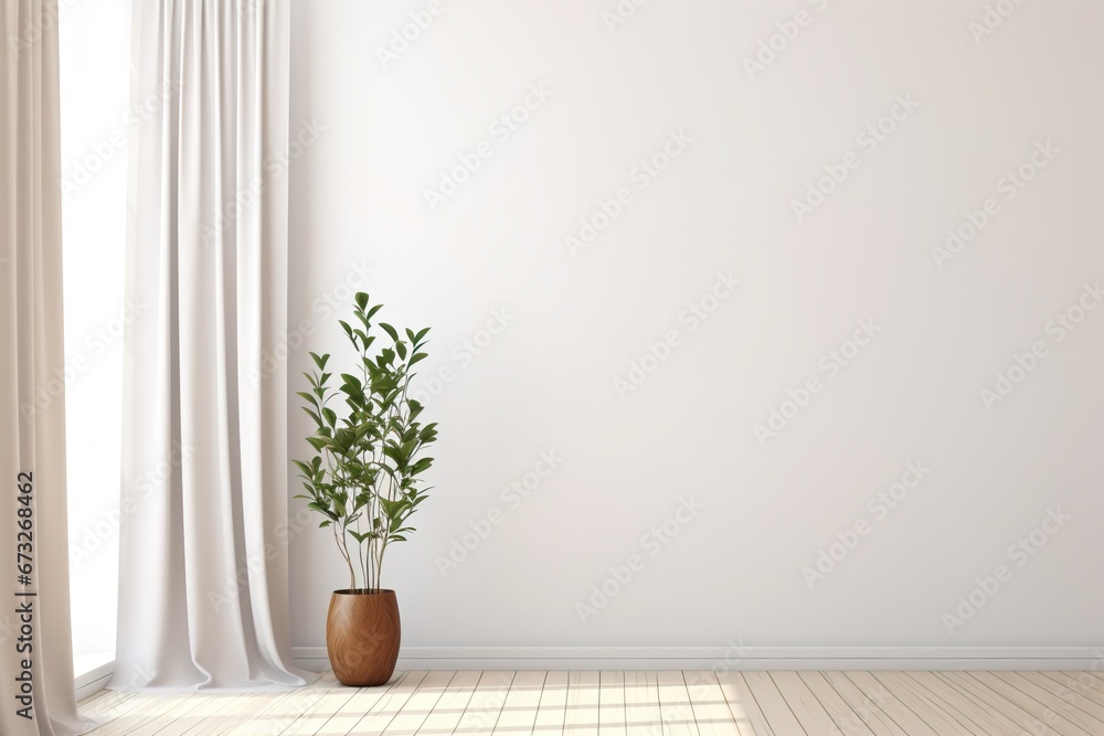 Indoor Plant Against Wall: Home Greenery Indoor Plant Against Wall: Home Greenery