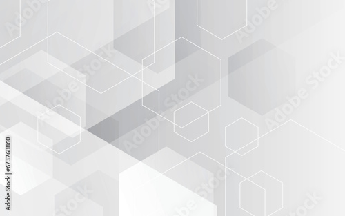六角形の背景　ベクター素材