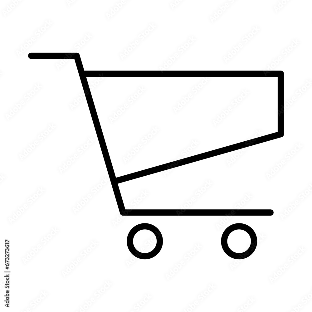 online shopping cart design icon online shopping cart design icon