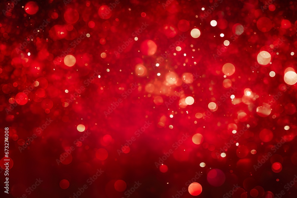 Elegant Golden Glitter on Red Christmas Elegant Golden Glitter on Red Christmas