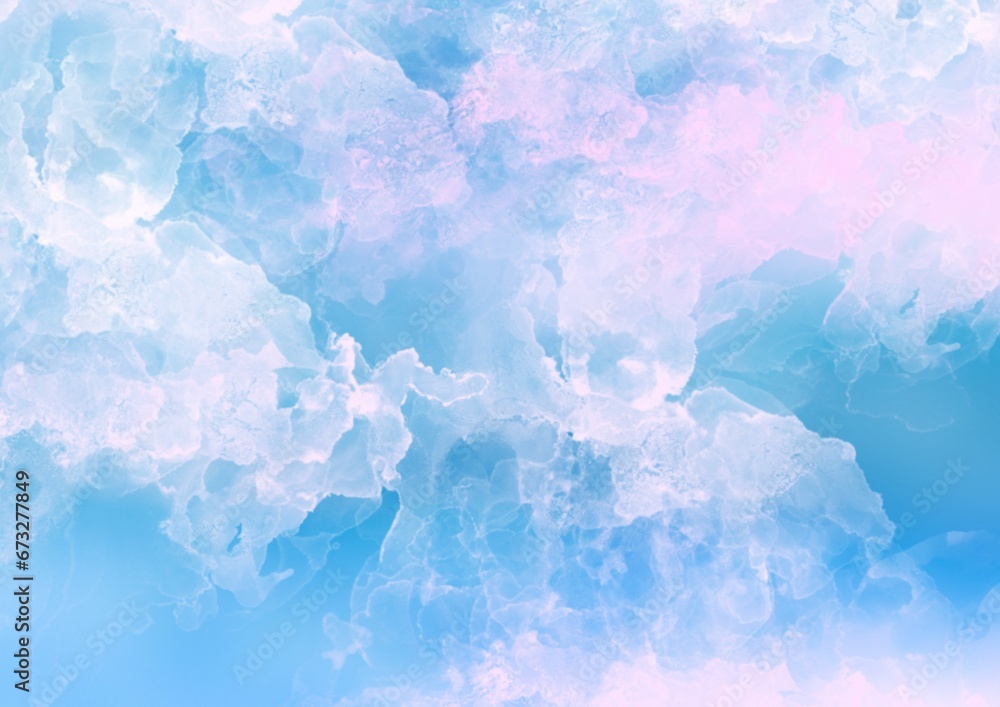 abstract watercolor background with clouds fairy like background