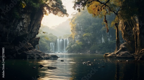 Enchanting Waterfall Beauty