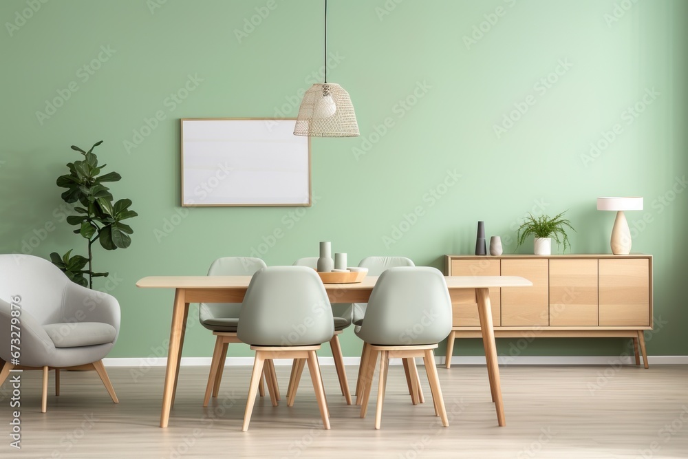 Modern Home Living: Fresh Green Room Modern Home Living: Fresh Green Room