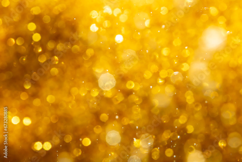 Gold bokeh blur defocus