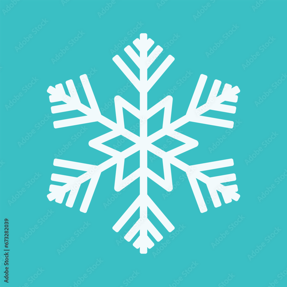 Snowflake Icon Winter Weather Clip Art Vector Illustration Snowflake Icon Winter Weather Clip Art Vector Illustration