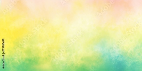 Beautiful gradient watercolor background like a spring field Easter abstract, Generative AI photo