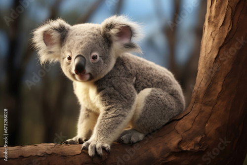 Young koala in the wild © Venka