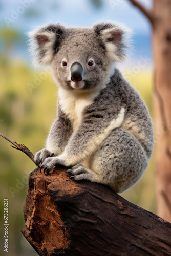 Young koala in the wild © Veniamin Kraskov