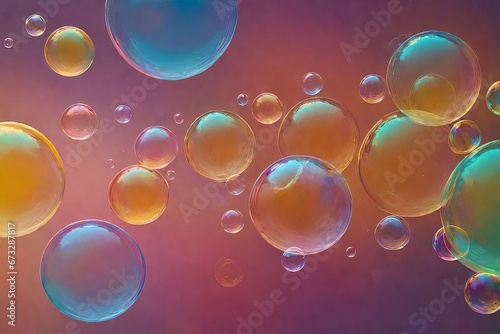 soap bubbles in the air soap bubbles in the air abstract background with colorful bubbles in a glass of water