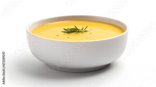  soup isolated on white background.